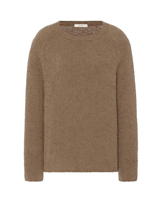 The Row Brown Kathy Cotton Sweater
