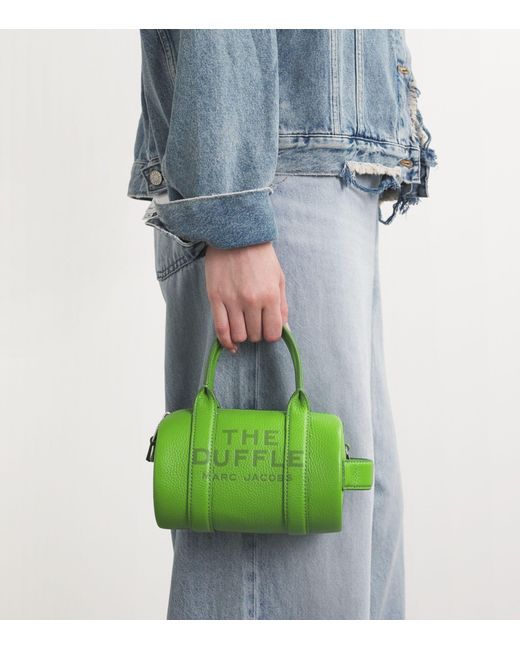 Marc Jacobs Green The Leather The Mini Duffle Bag