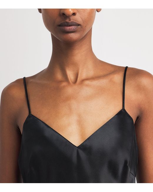 Simone Perele Black Silk Love Me Cami Top