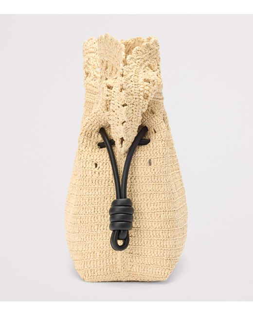 Loewe Natural X Paula's Ibiza Raffia Flamenco Purse
