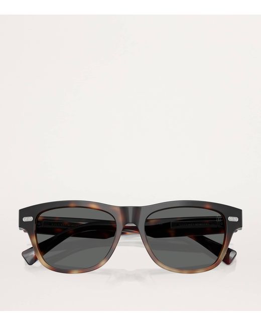 Brunello Cucinelli Gray Acetate Sunglasses for men