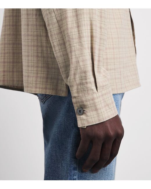 FRAME Natural Plaid Shirt for men