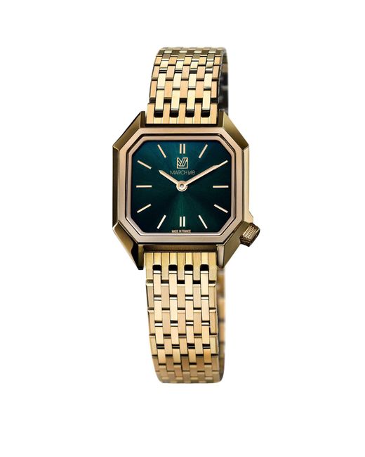 March LA.B Metallic Lady Mansart Emerald Watch 26mm