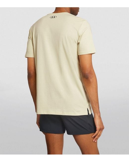 Under Armour White Project Rock Eagle T-shirt for men