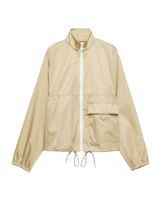 Prada Natural Re-Nylon Blouson Jacket