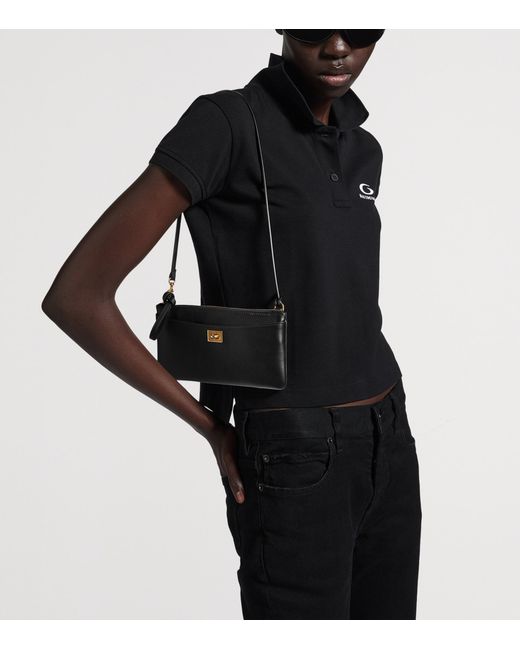 Balenciaga Black Calfskin Rodeo Pouch