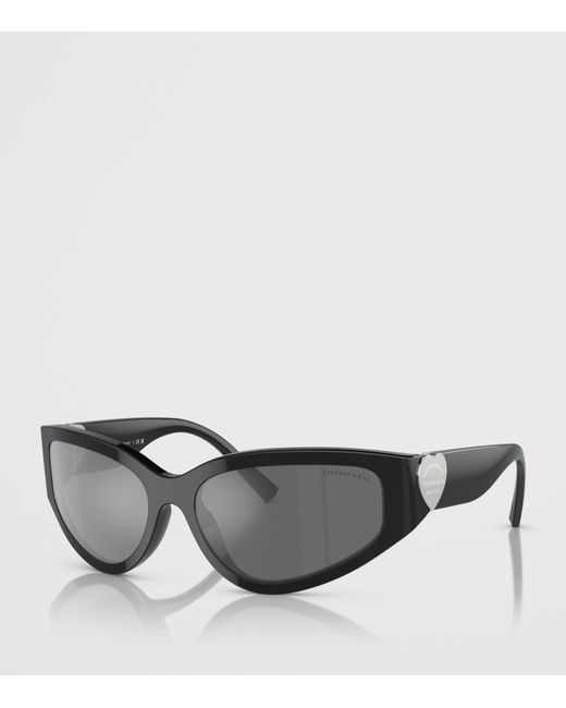 Tiffany & Co Gray Acetate Tf4217 Irregular Sunglasses