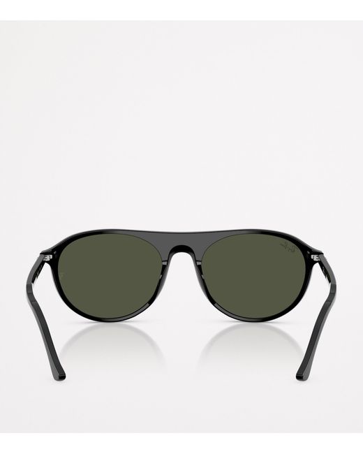 Ray-Ban Green Rb2215 Rounded Square Sunglasses