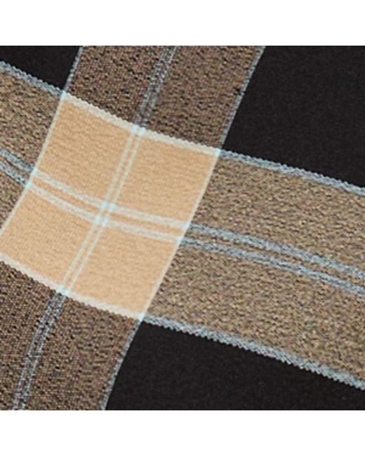 Loewe Black Check Asymmetrical Mini Dress