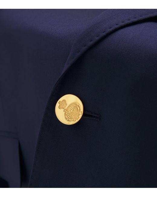 Ralph Lauren Blue Wool Blazer for men