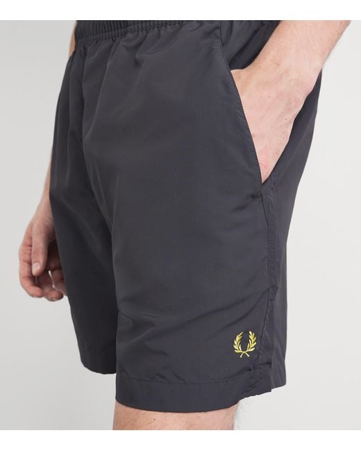 Fred Perry Blue Logo Tennis Shorts