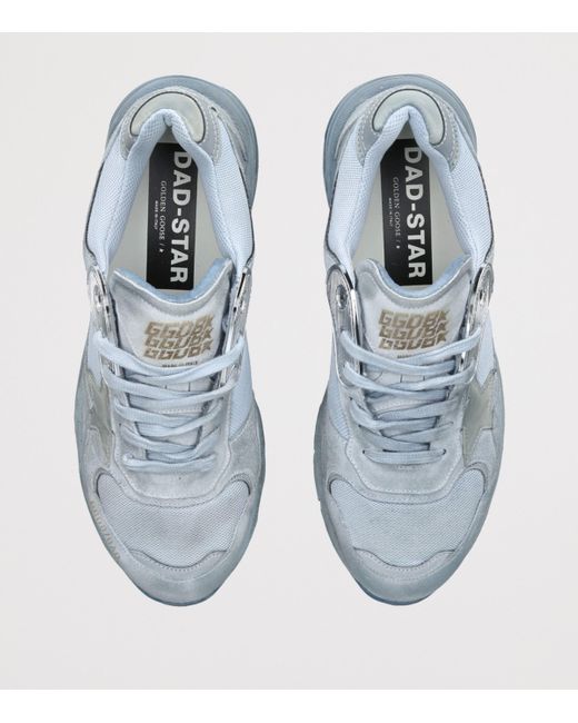 Golden Goose Deluxe Brand Blue Dad-Star Running Trainers for men