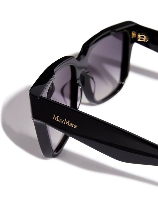 Max Mara Black Square Sunglasses