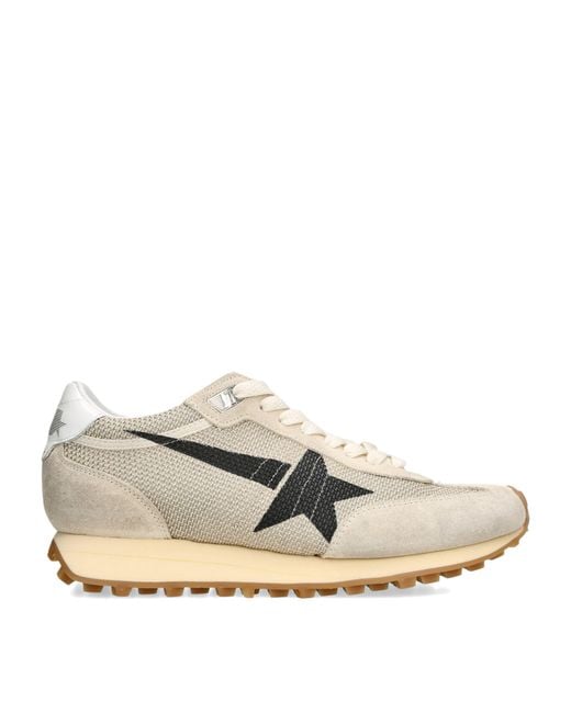 Golden Goose Deluxe Brand Natural Marathon Sneakers