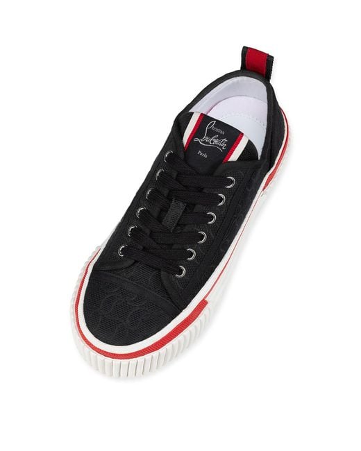 Christian Louboutin Multicolor Super Pedro Brand-embellished Woven Low-top Trainers