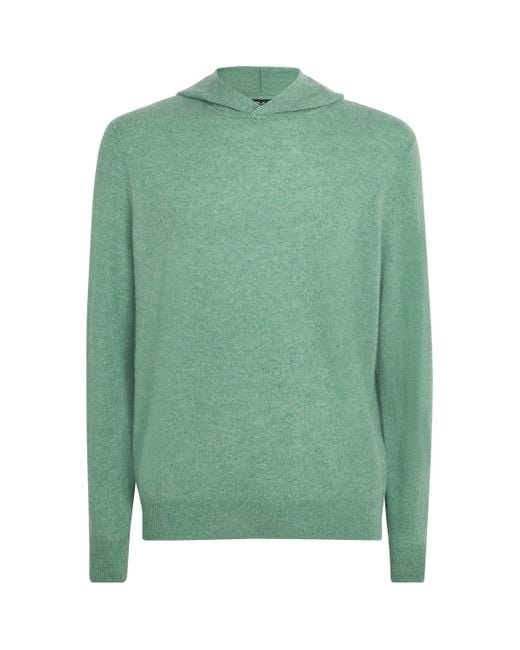 Ralph Lauren Green Cashmere Hoodie for men