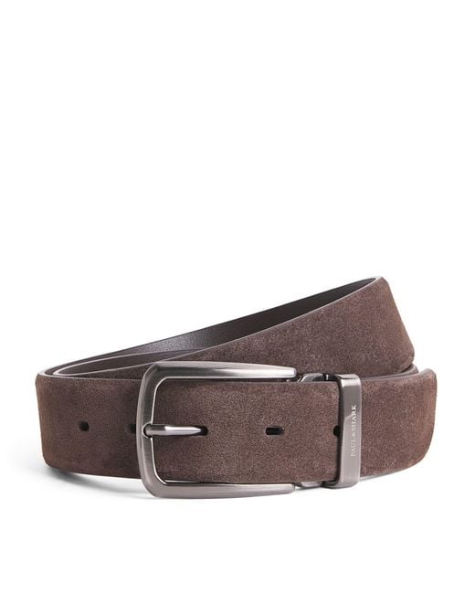 Paul & Shark Brown Suede Belt for men