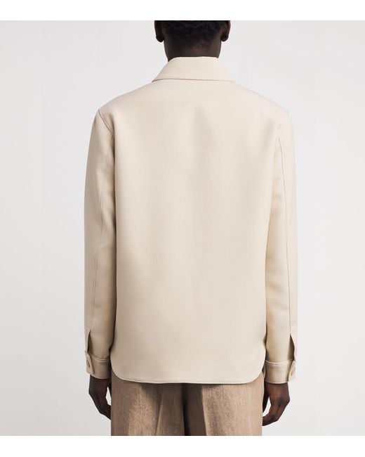 Sandro Natural Pocket-Detail Overshirt for men