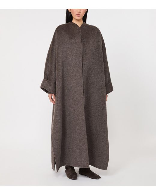 Max Mara Brown Camel Wool-Mohair Coat