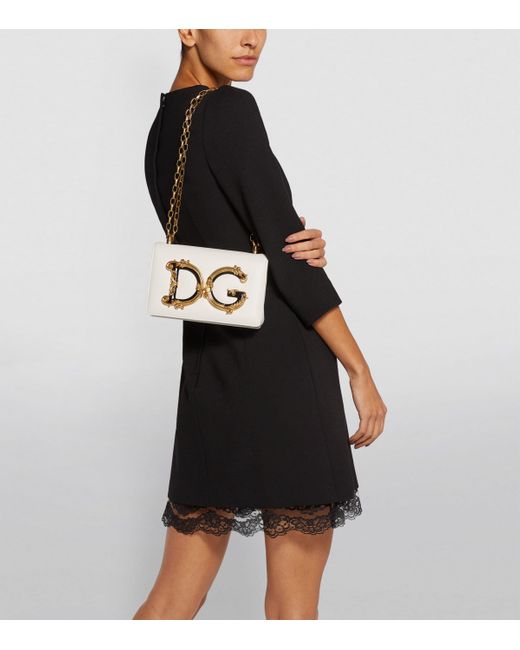 Dolce & Gabbana Metallic Dg Girls Cross-Body Bag