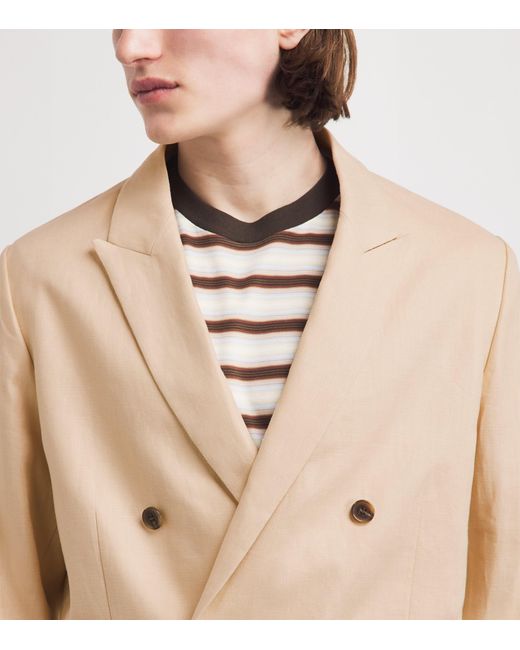 NN07 Natural Linen Jordin Blazer for men
