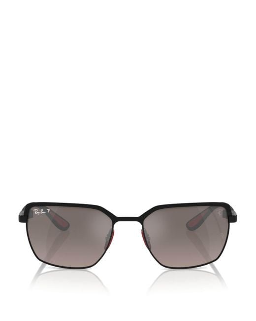 Ray-Ban Gray X Scuderia Ferrari Rb3743M Collection Sunglasses