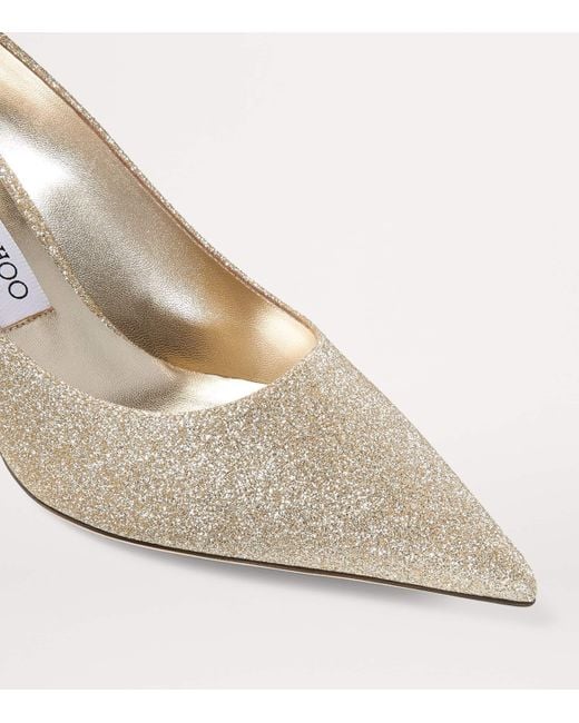 Jimmy Choo Metallic Love 65 Glitter Pumps