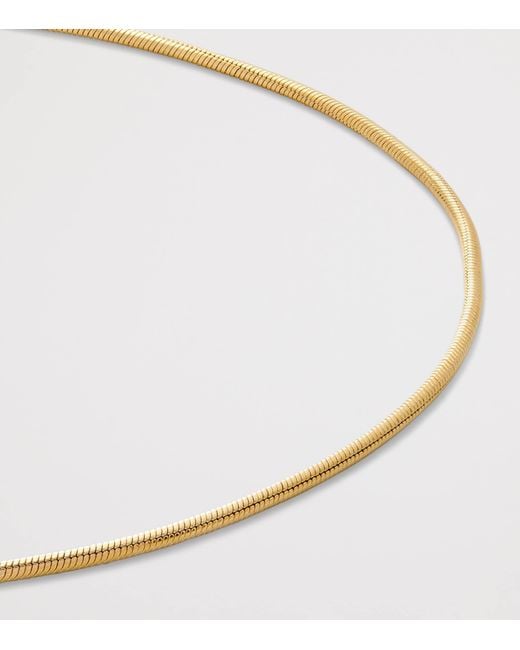 Monica Vinader Natural Vermeil Thin Snake Chain
