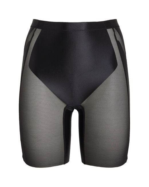 Spanx Gray Booty-lifting Mid-thigh Shorts