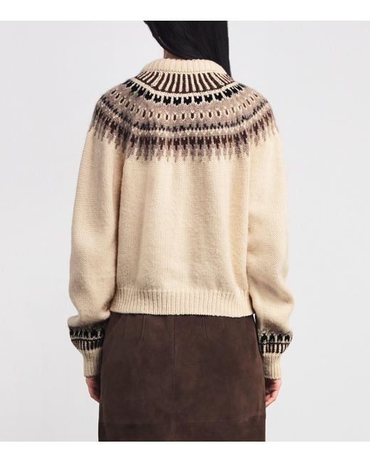 Doen Natural Wool-Blend Clarke Cardigan