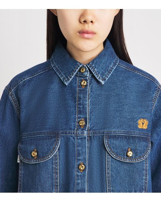 Blazé Milano Blue Nariida Berber Denim Shirt