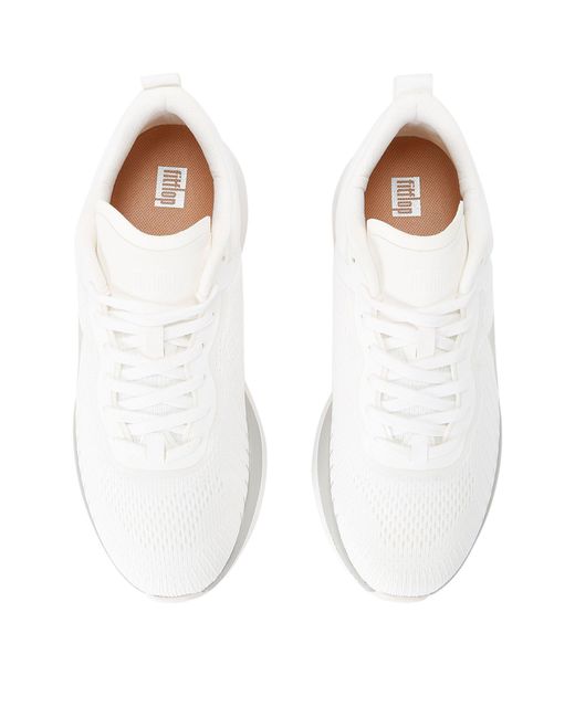 Fitflop White Mesh Running Sneakers