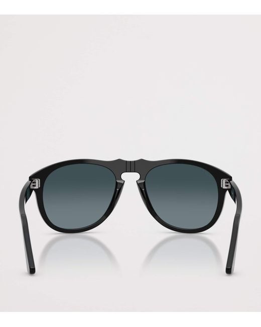 Persol Black Po0649Ne Total Arrow Pilot Sunglasses