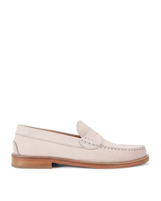 Kurt Geiger Pink Leather Luis Loafers for men