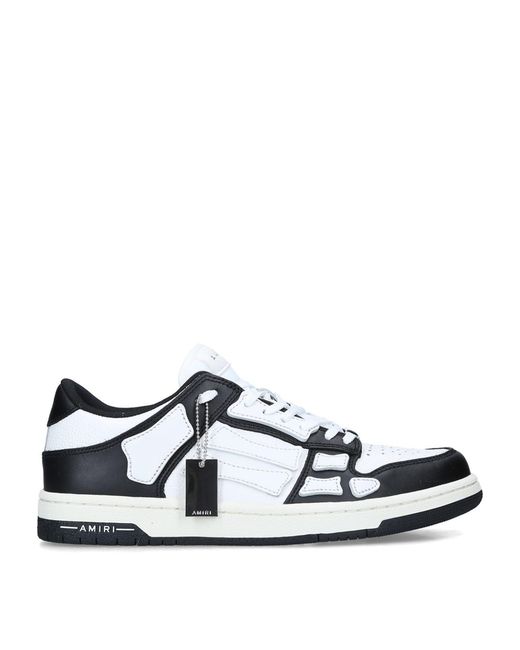 Amiri White Skel Low Top Sneaker for men