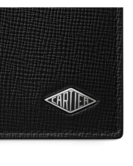 Cartier Black Losange 6-Credit Card Holder for men