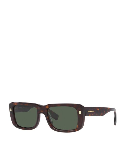 Burberry Green Rectangle Jarvis Sunglasses for men