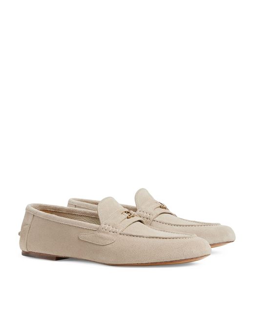 Gucci Natural Interlocking Gg Loafers for men