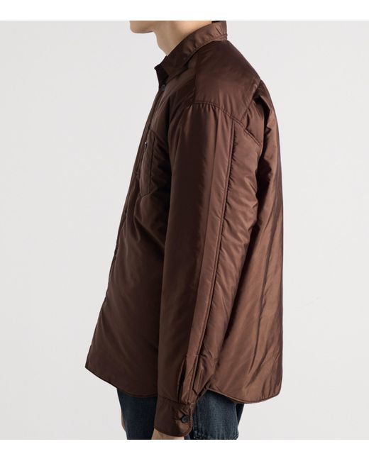 Prada Brown Re-Nylon Shirt for men