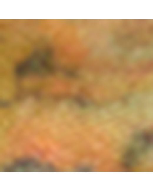 Max Mara Metallic Silk Printed Square Scarf
