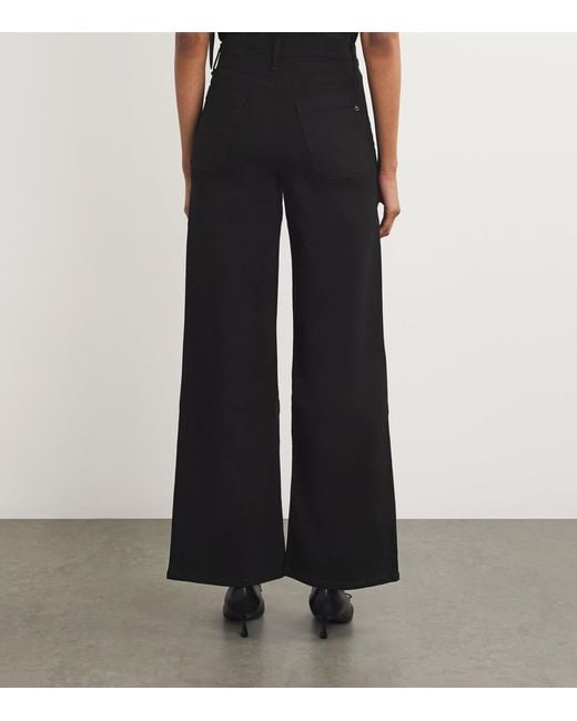 Rag & Bone Black Hadley Straight Jeans