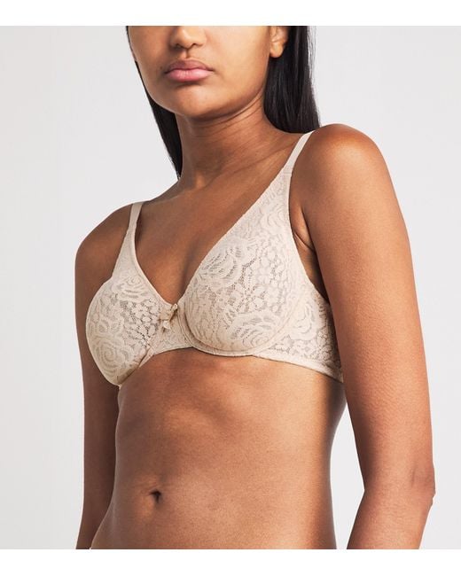 Wacoal Black Lace Halo Underwire Bra