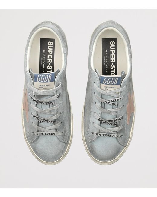 Golden Goose Deluxe Brand Gray Suede Super Star Sneakers