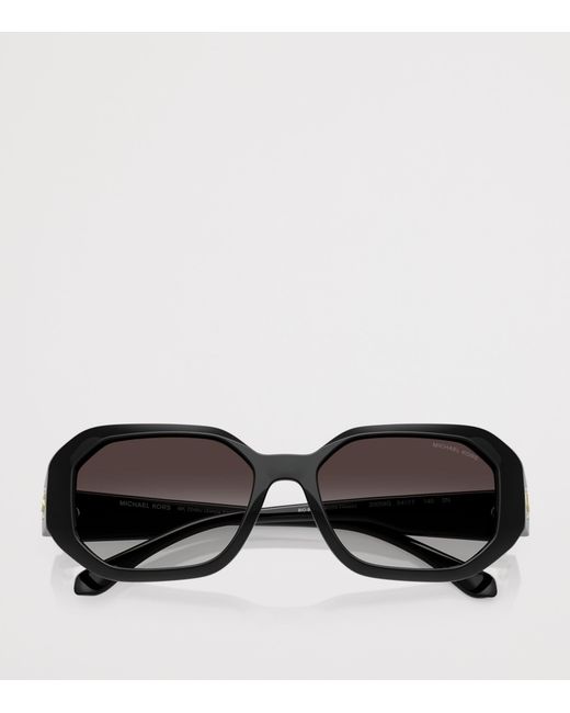 Michael Kors Brown Siesta Key Rectangle Sunglasses