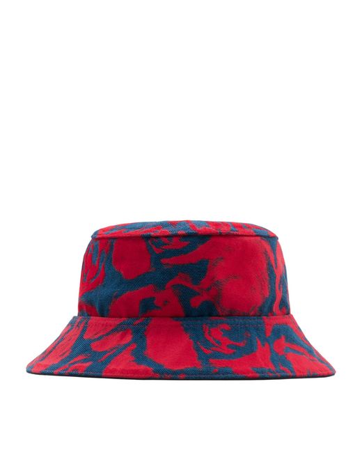 Burberry Blue Reversible Denim Bucket Hat for men