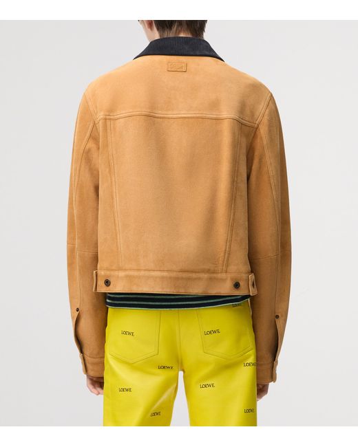 Loewe Metallic Suede Jacket for men