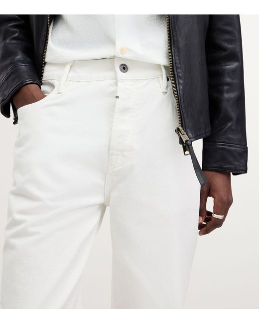 AllSaints White Lenny Jeans for men