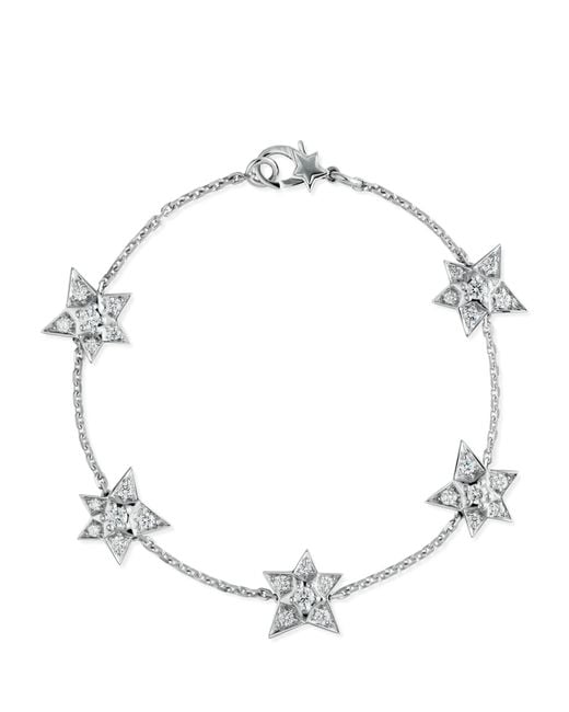 Chanel Metallic And Diamond Comète Géode Bracelet