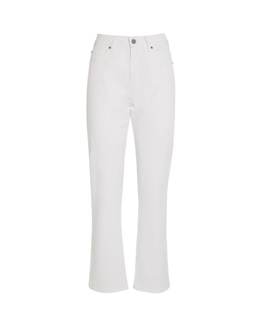 max mara white jeans