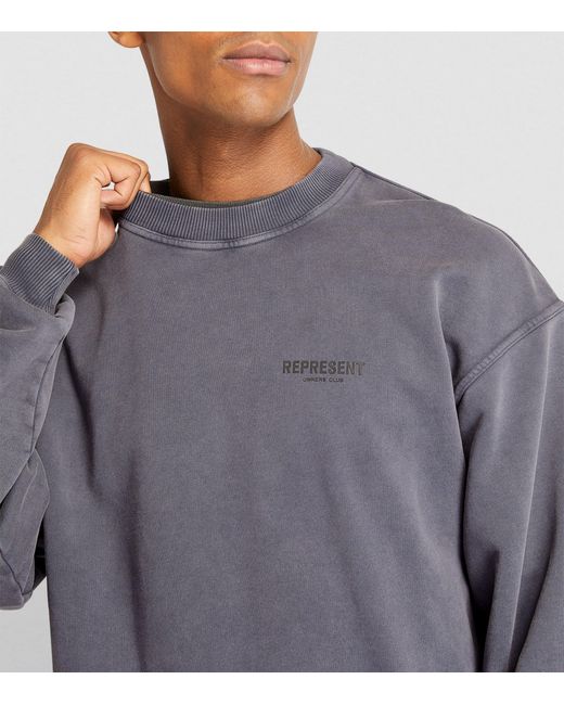 Represent Gray Owners Club Sweatshirt for men